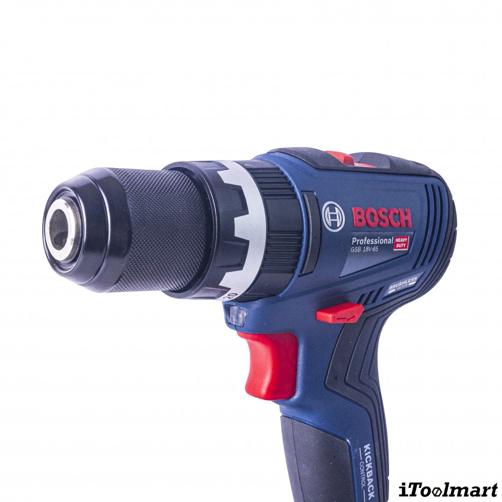 สว่านกระแทกไร้สาย BOSCH GSB 18V 65 Professional