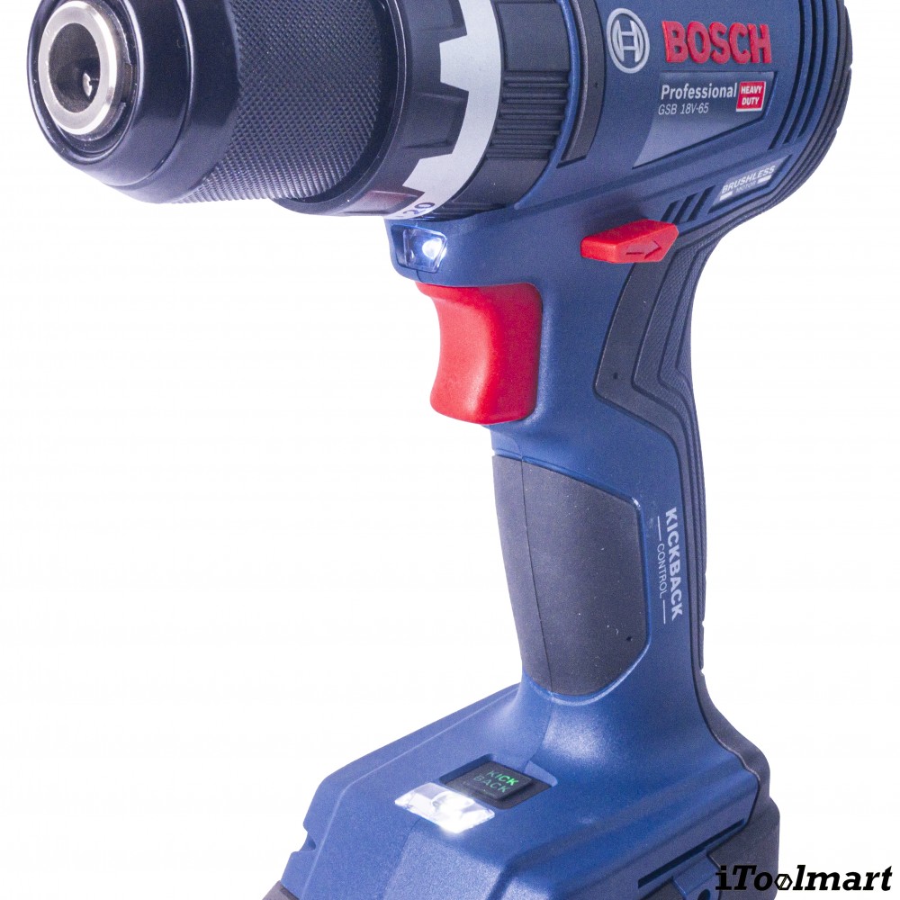 สว่านกระแทกไร้สาย BOSCH GSB 18V 65 Professional
