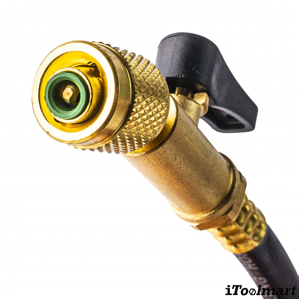สายชาร์จน้ำยาแอร์ แบบมีบอลวาล์ว TASCO BLACK TB140SM HBV ความยาว 150 ซม  สำหรับน้ำยา R32  R410A