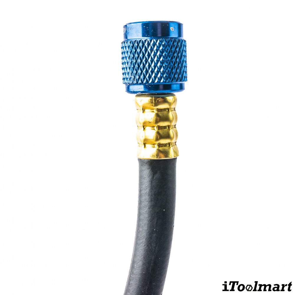 สายชาร์จน้ำยาแอร์ แบบมีบอลวาล์ว TASCO BLACK TB140SM HBV ความยาว 150 ซม  สำหรับน้ำยา R32  R410A