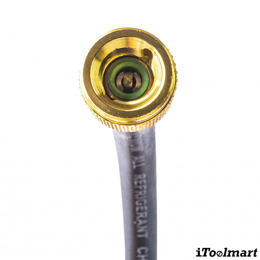 สายชาร์จน้ำยาแอร์ แบบมีบอลวาล์ว TASCO BLACK TB140SM HBV ความยาว 150 ซม  สำหรับน้ำยา R32  R410A