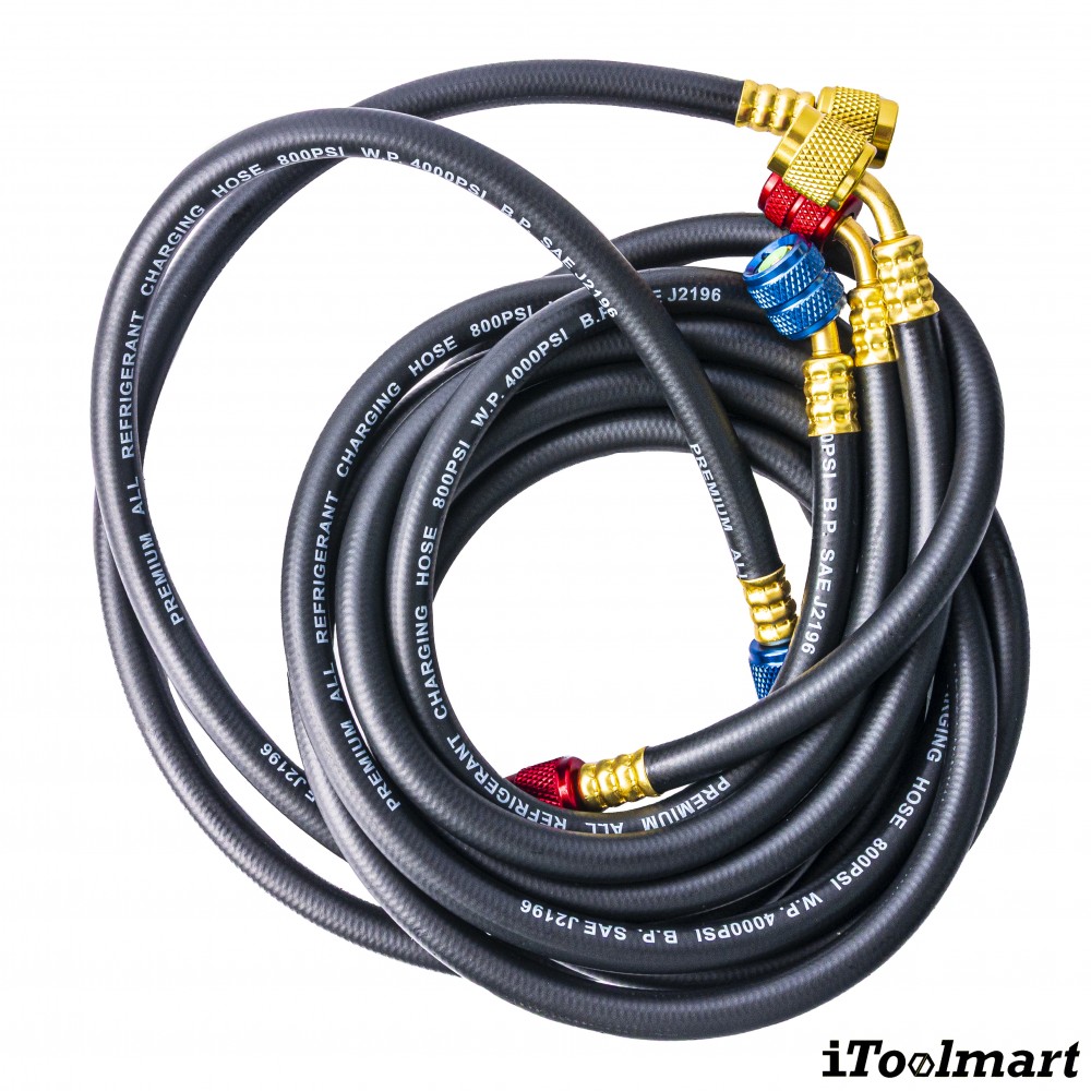 สายชาร์จน้ำยาแอร์ TASCO BLACK TB140SM HOSE ความยาว 150 ซม  สำหรับน้ำยา R32  R410A