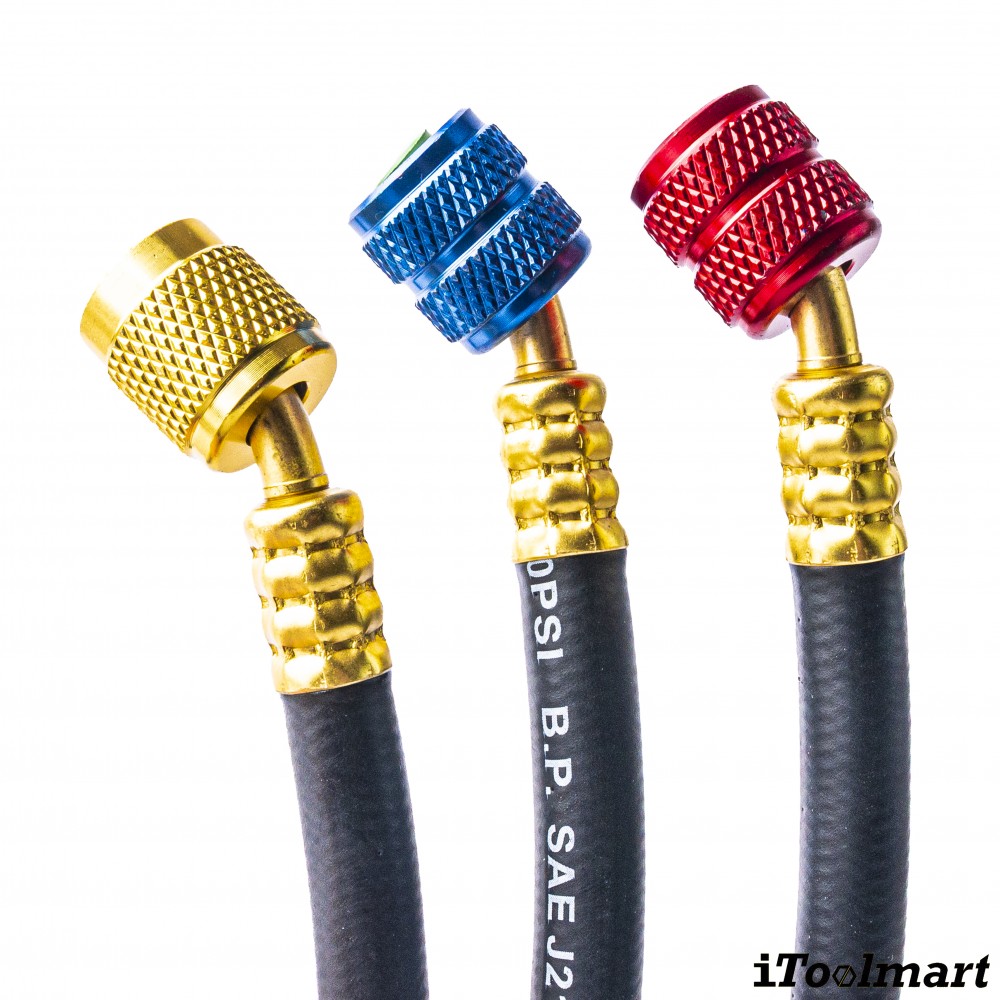 สายชาร์จน้ำยาแอร์ TASCO BLACK TB140SM HOSE ความยาว 150 ซม  สำหรับน้ำยา R32  R410A