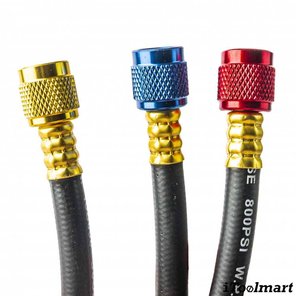 สายชาร์จน้ำยาแอร์ TASCO BLACK TB140SM HOSE ความยาว 150 ซม  สำหรับน้ำยา R32  R410A