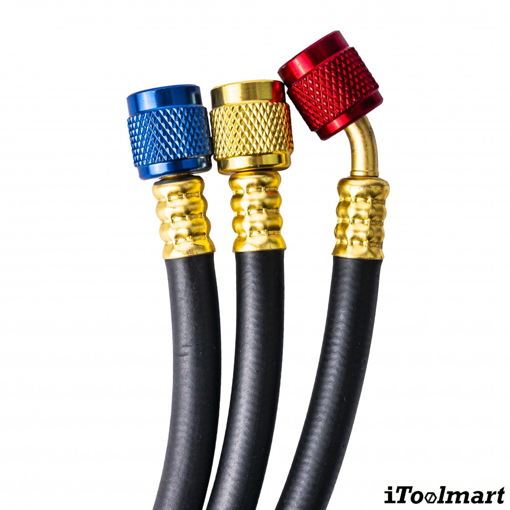 สายชาร์จน้ำยาแอร์ TASCO BLACK TB120SM HOSE ความยาว 150 ซม  สำหรับน้ำยา R21  R22  R134a  R404A