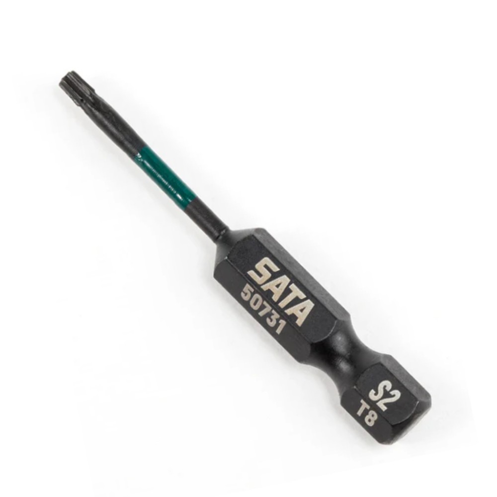 ชุดดอกไขควงทอกซ์กระแทก 1 4 นิ้ว SATA 59733 ขนาด T15x50 mm แพ็ค 10 ชิ้น