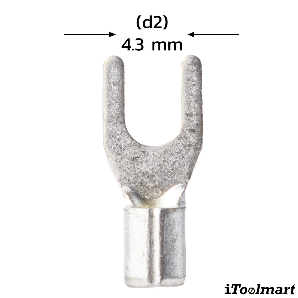หางปลาแฉกเปลือย KST SNB3 4 ขนาด 4 mm² 100 ตัว หางปลาแฉกเปลือย KST SNB3 4 ขนาด 4 mm² 100 ตัว