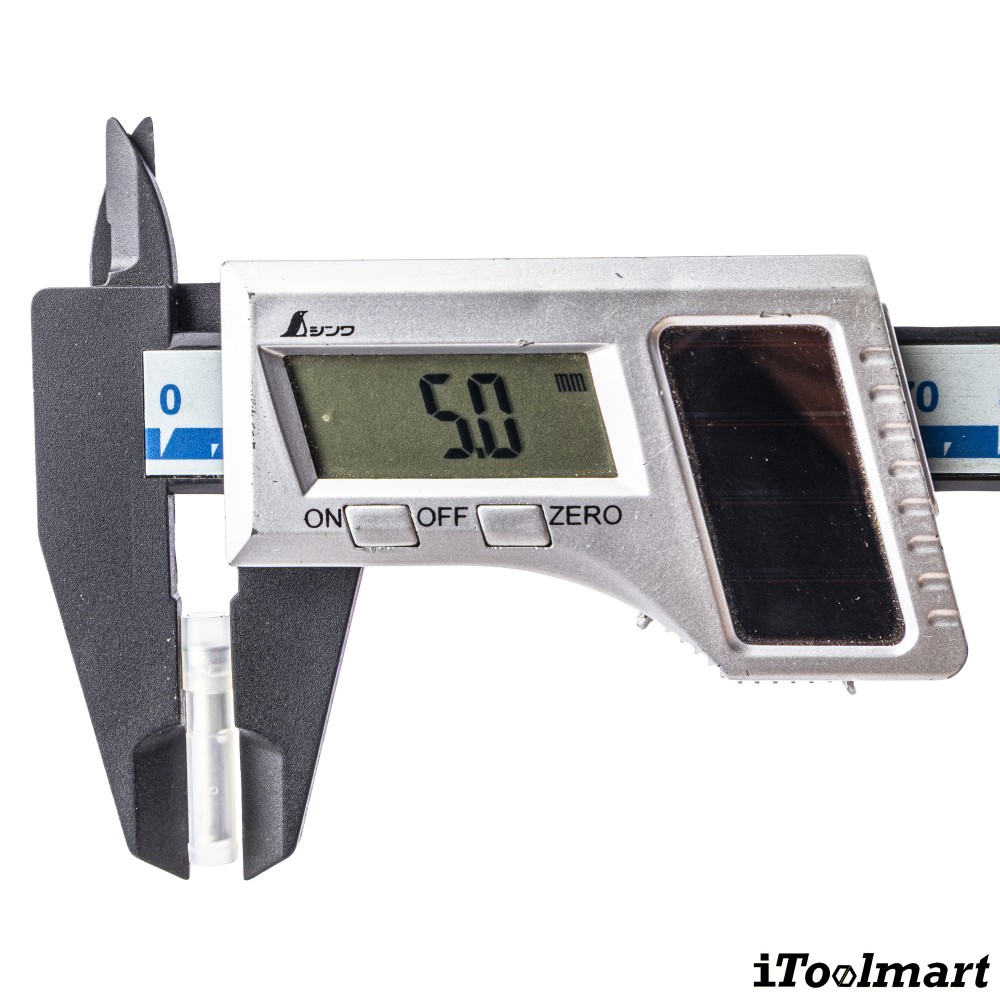 หางปลาหัวเสียบตัวเมีย KST FRFNYD0 5 078 แบบกลม สีโปร่งใส ขนาด 0 75 mm² 100 ตัว