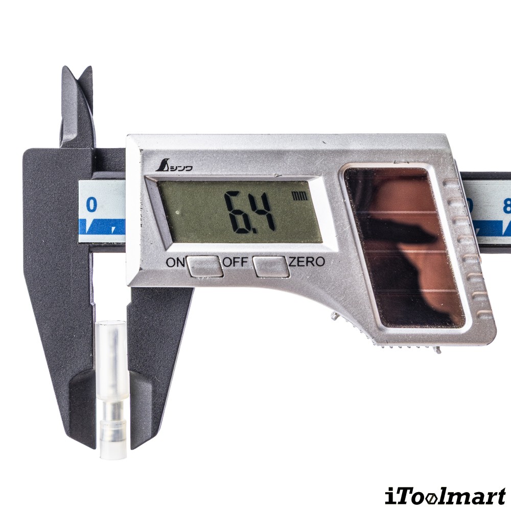 หางปลาหัวเสียบตัวผู้ KST MPFNYD0 5 078 แบบกลม สีโปร่งใส ขนาด 0 75 mm² 100 ตัว