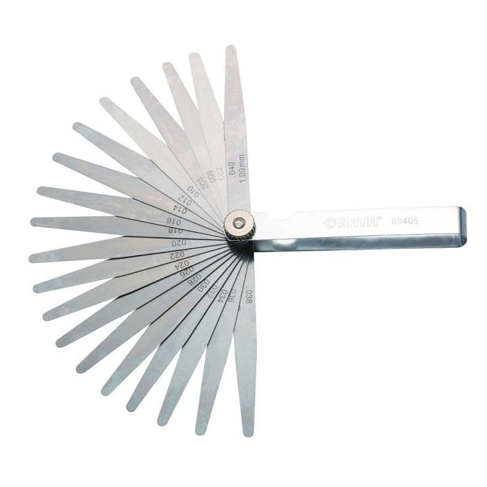 ฟิลเลอร์เกจ 23 ชิ้น SATA 09405 Feeler Gauge Set 0.02-1.00 mm