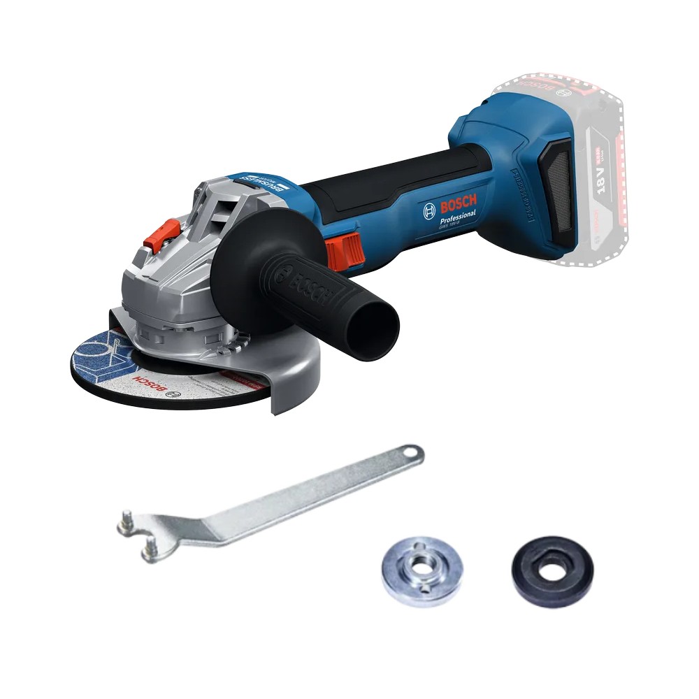 เครื่องเจียรไร้สาย BOSCH PRO GWS 18V 8 Professional 06019N90K0 ขนาด 4 นิ้ว  ตัวเปล่า 