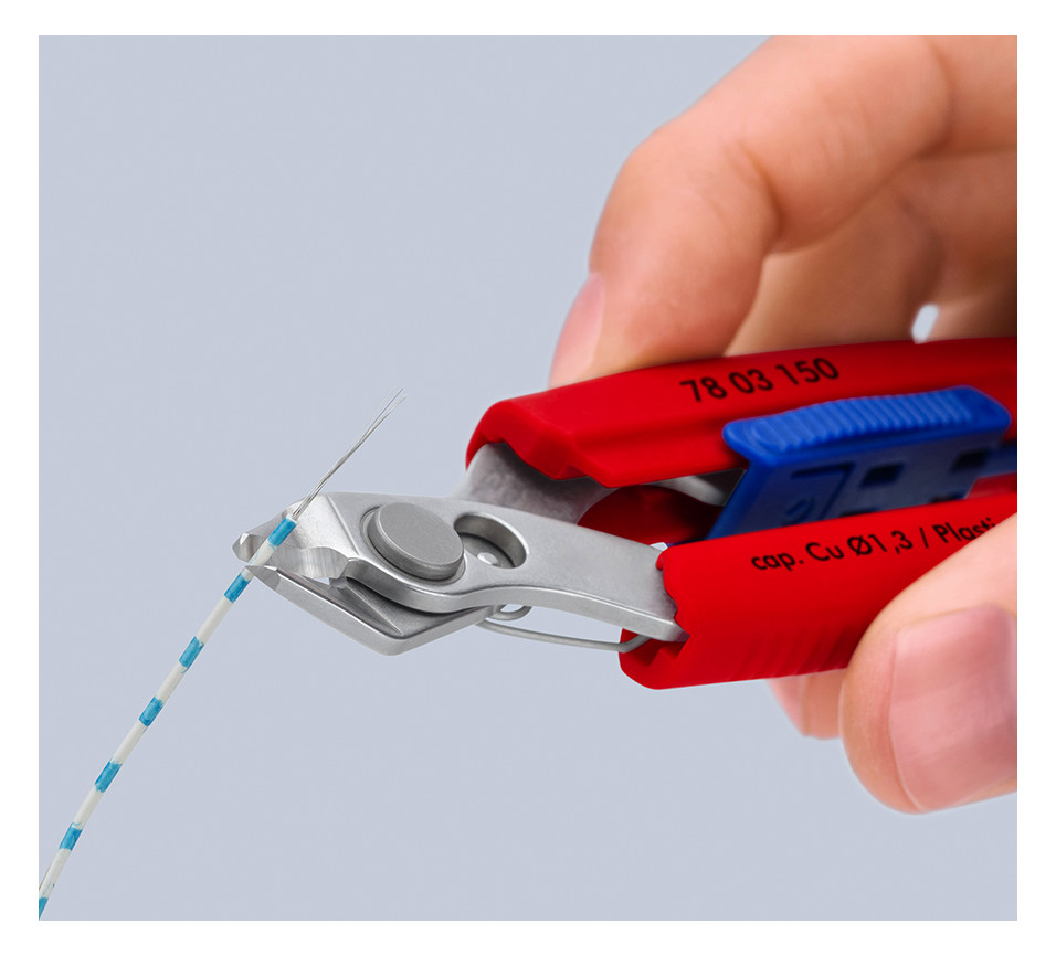 คีมตัด KNIPEX 78 03 150 V01 Slim Knips พร้อมซองคาดเอว