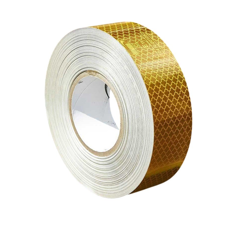 เทปสะท้อนแสง YAMADA สีเหลือง ขนาด 50mm x 50m