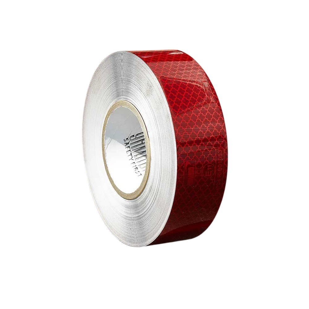 เทปสะท้อนแสง YAMADA สีแดง ขนาด 50mm x 50m