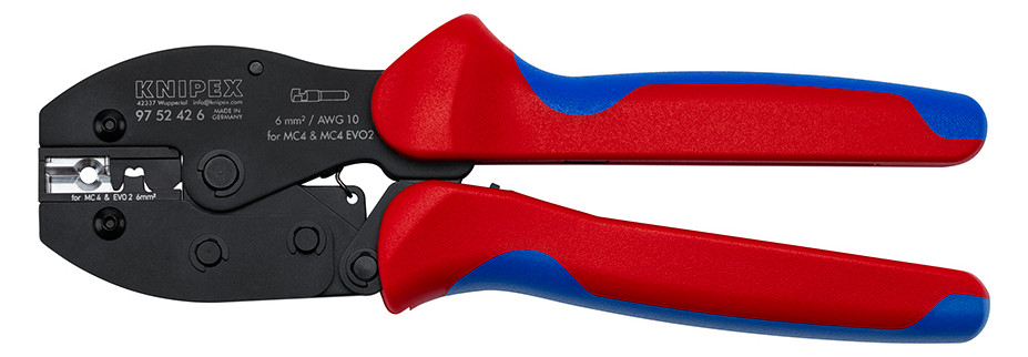 คีมย้ำสายไฟ KNIPEX 97 52 42 6 PreciForce ขนาด 6 มม  MC4 E