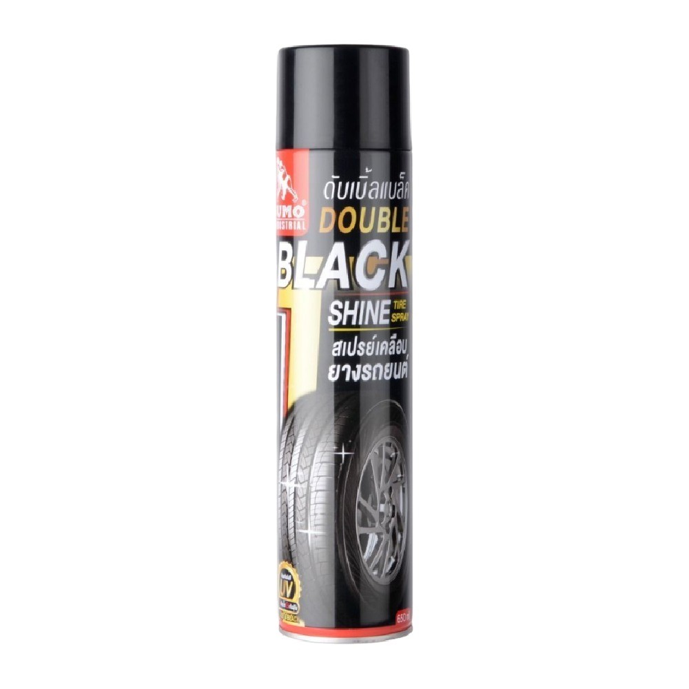 สเปรย์เคลือบยางรถยนต์ SUMO CMSMMPCT0650 สูตร Double Black ขนาด 650 ML 