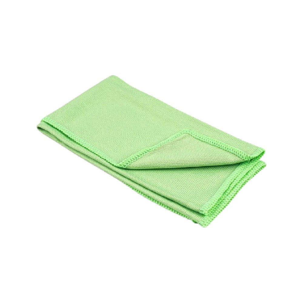 ผ้าไมโครไฟเบอร์เช็ดกระจก SUMO ATCCCMGLA030040GR สีเขียว ขนาด 30x40 CM 