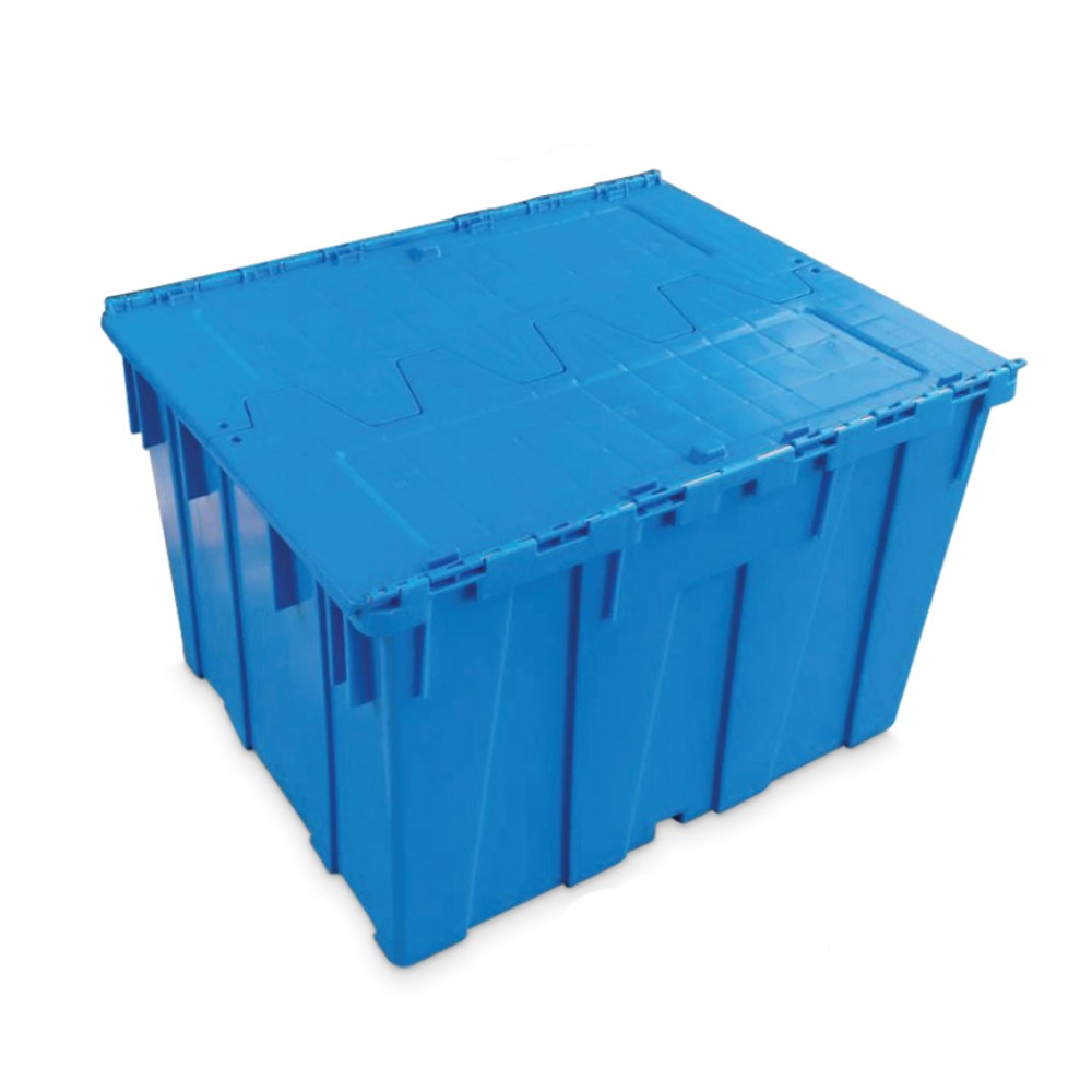 ลังกระจายสินค้า JBJ NSLC903N พร้อมฝาซิกแซก สีฟ้า ขนาด 703 x 546 x 448 มม 