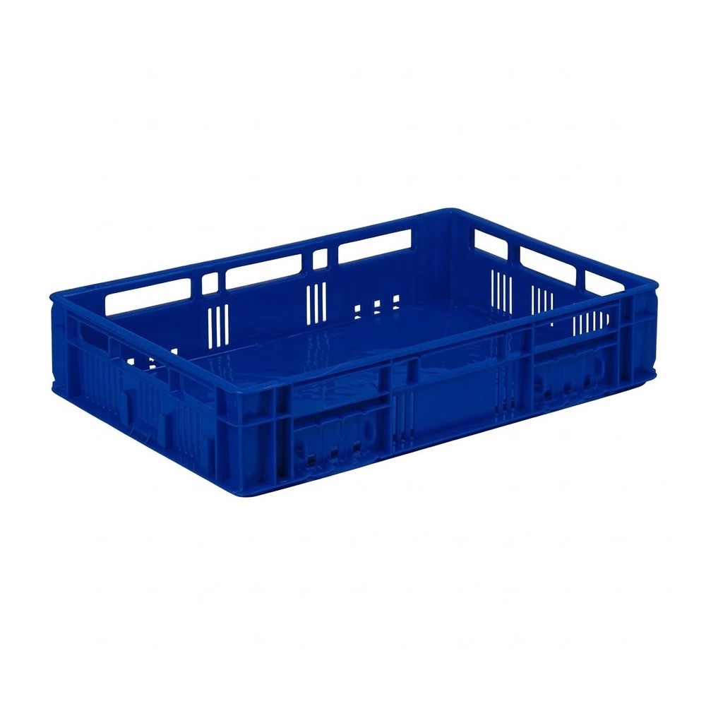 ลังท็อปเล็ก JBJ C048 สีน้ำเงิน ขนาด 600 x 400 x 130 มม 