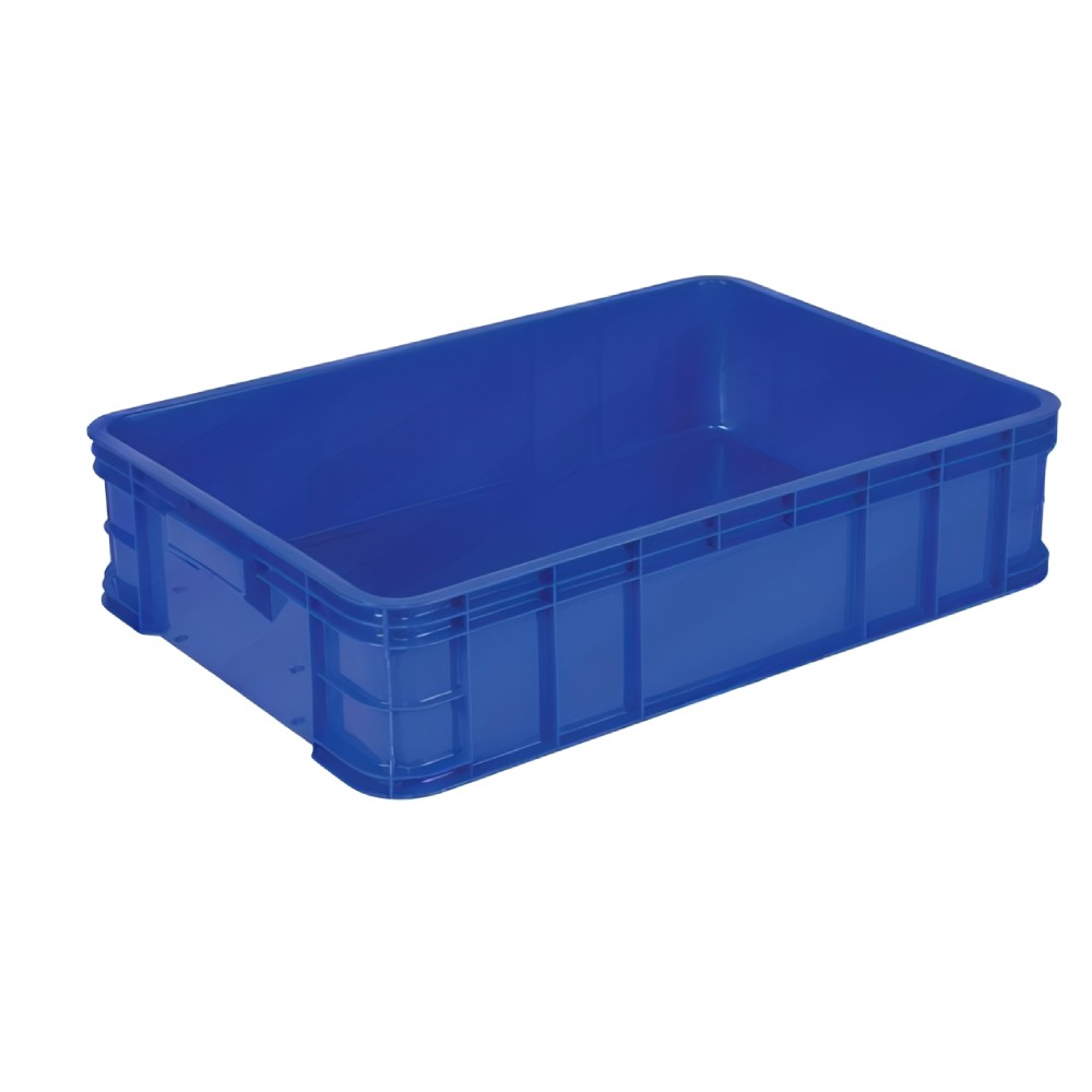 ลังชุดพลาสติก JBJ 2545 สีน้ำเงิน ขนาด 610 x 420 x 145 มม 