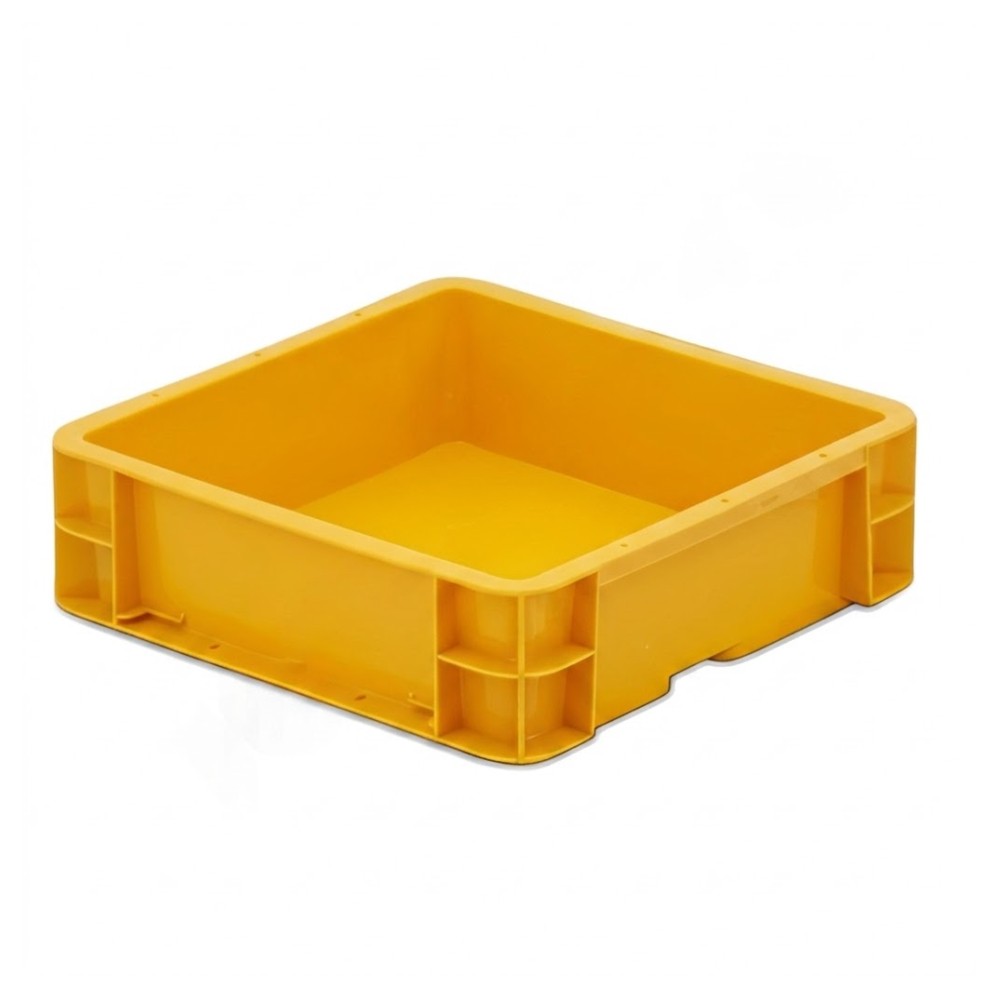 ลังชุด JBJ PN331 สีเหลือง 335 x 335 x 103 มม 