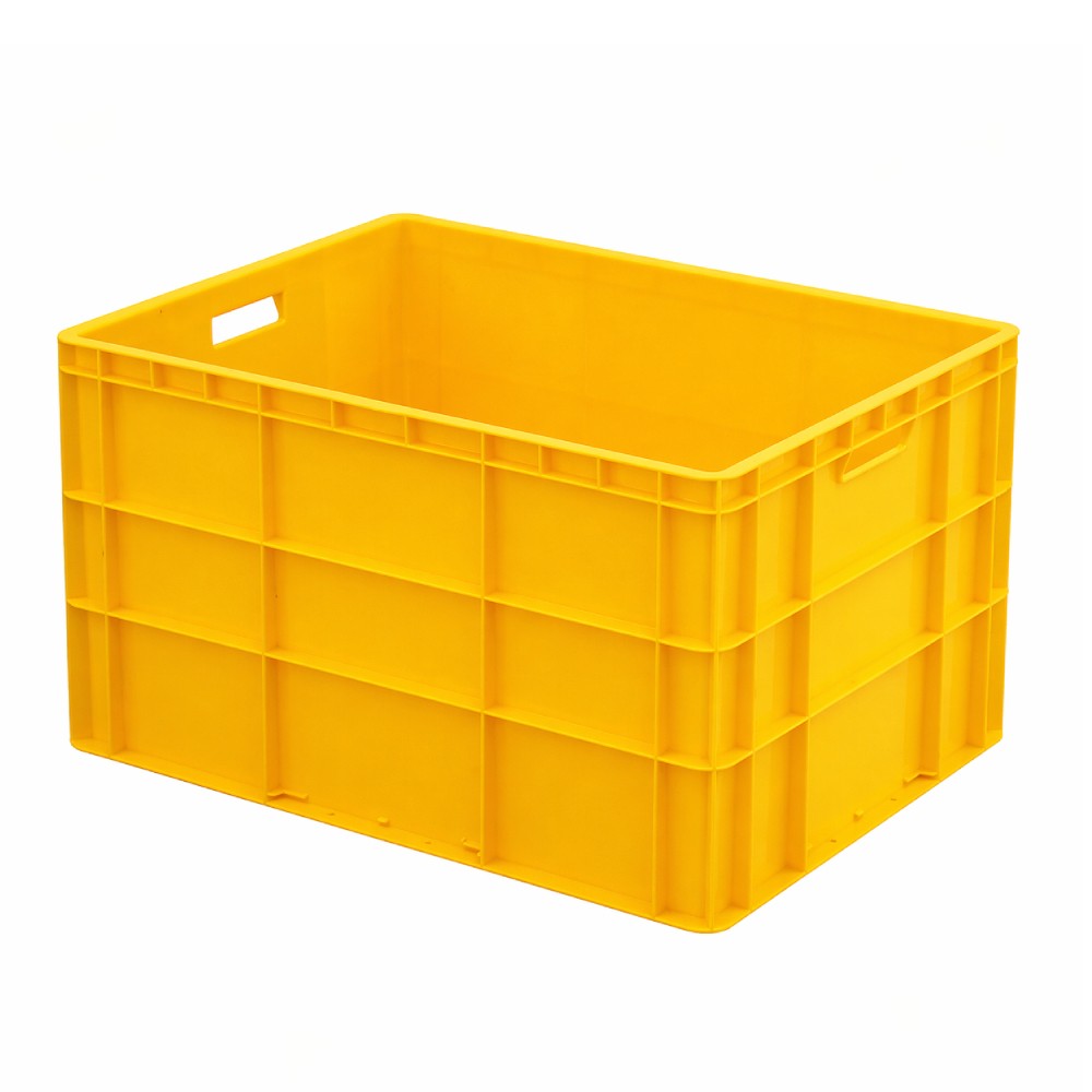 ลังชุด JBJ PN464 สีเหลือง ขนาด 670 x 503 x 380 มม 