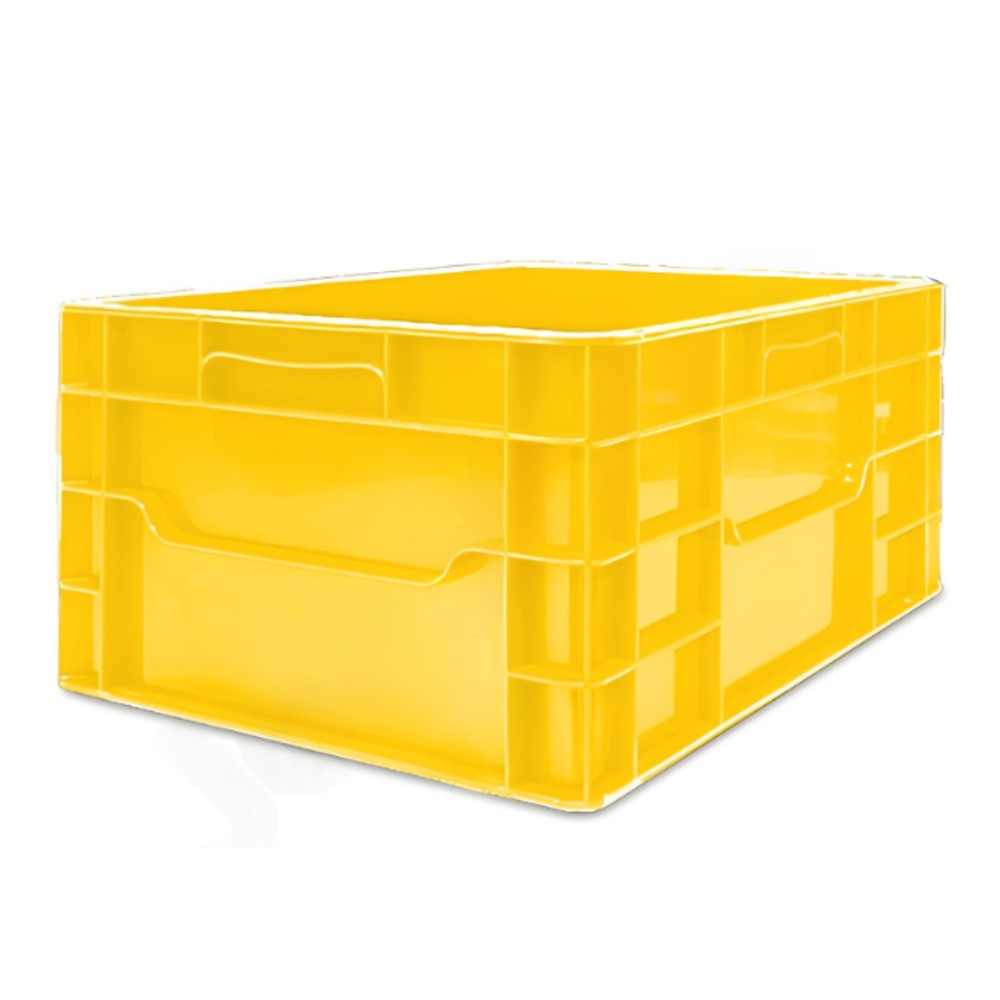 ลังชุด JBJ 991 สีเหลือง ขนาด 600 x 400 x 250 มม 
