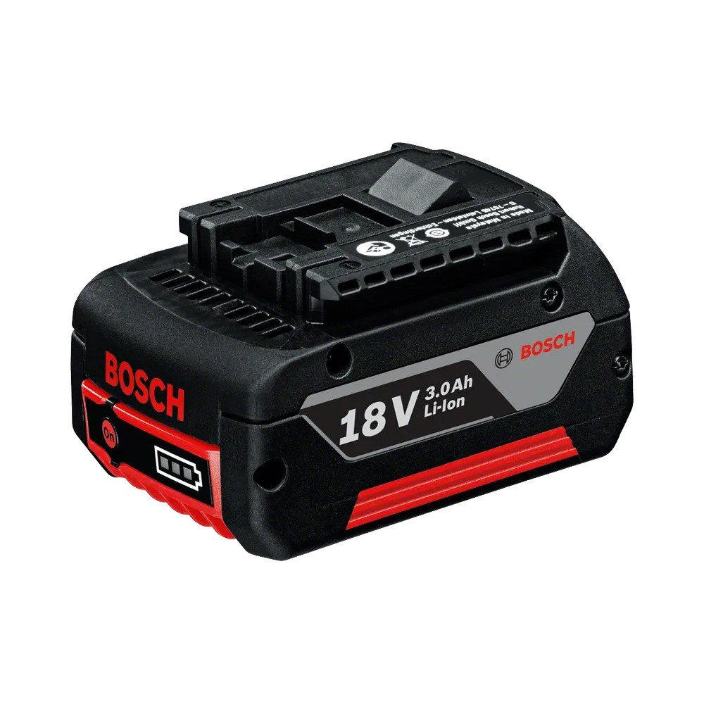 แบตเตอรี่ BOSCH PRO GBA 18V 3.0Ah Battery Pack ขนาด 18V 3.0 Ah เทคโนโลยี COOLPACK