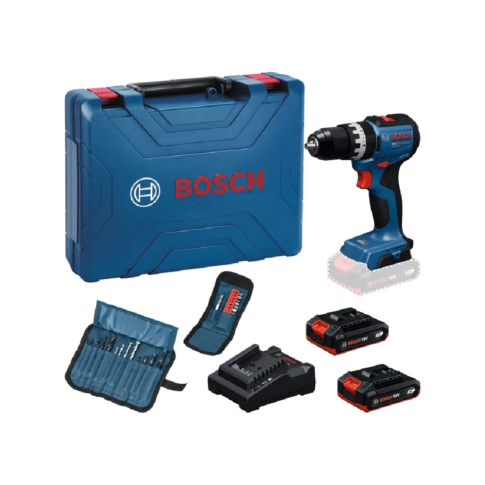 สว่านกระแทกไร้สาย BOSCH 06019S01KF 18V