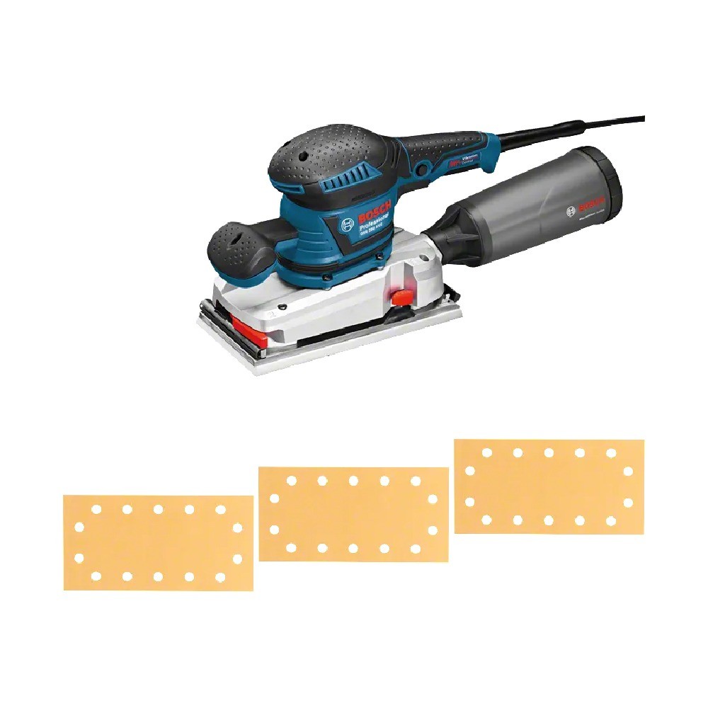 เครื่องขัดกระดาษทราย BOSCH 601292902 ขนาด 4x7 นิ้ว 350 วัตต์