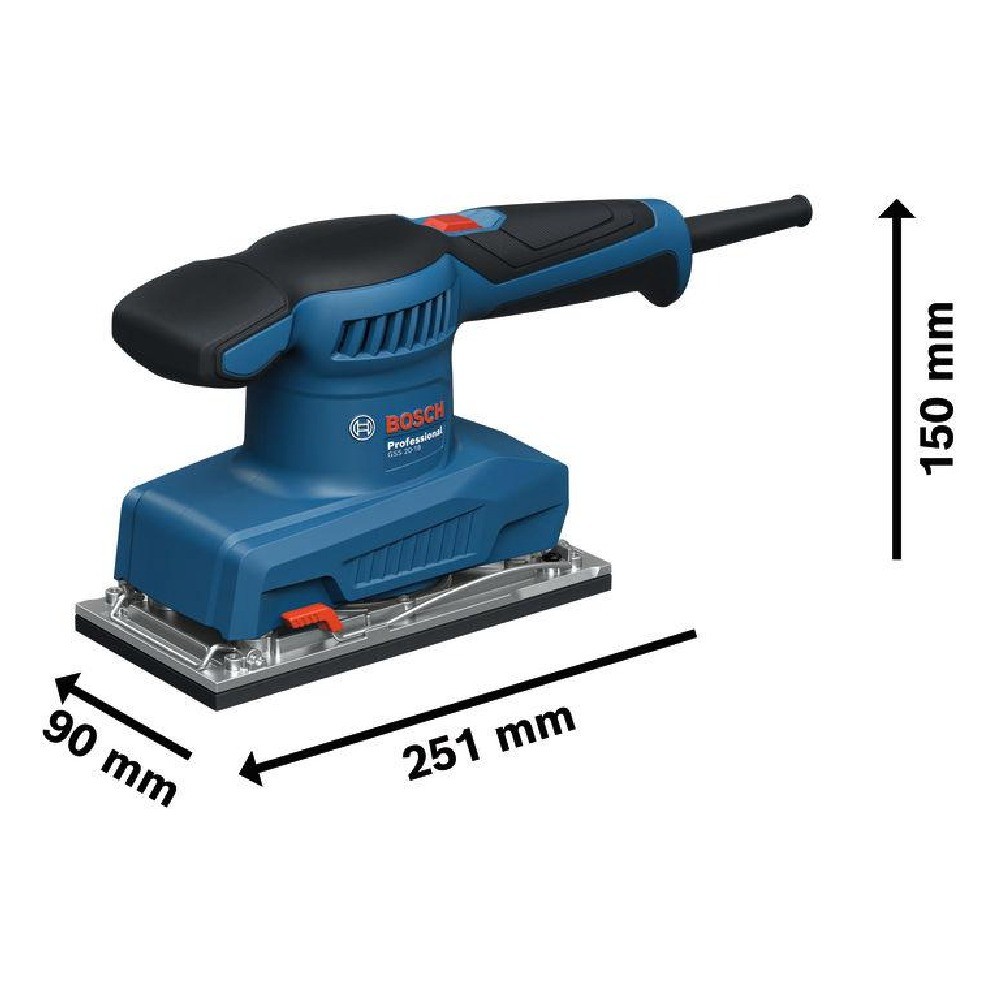เครื่องขัดกระดาษทราย BOSCH 06010701K0 200 วัตต์