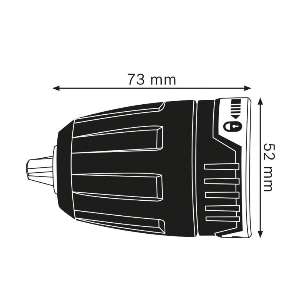 หัวจับดอกสว่าน GFA 18 B BOSCH 1600A001SL