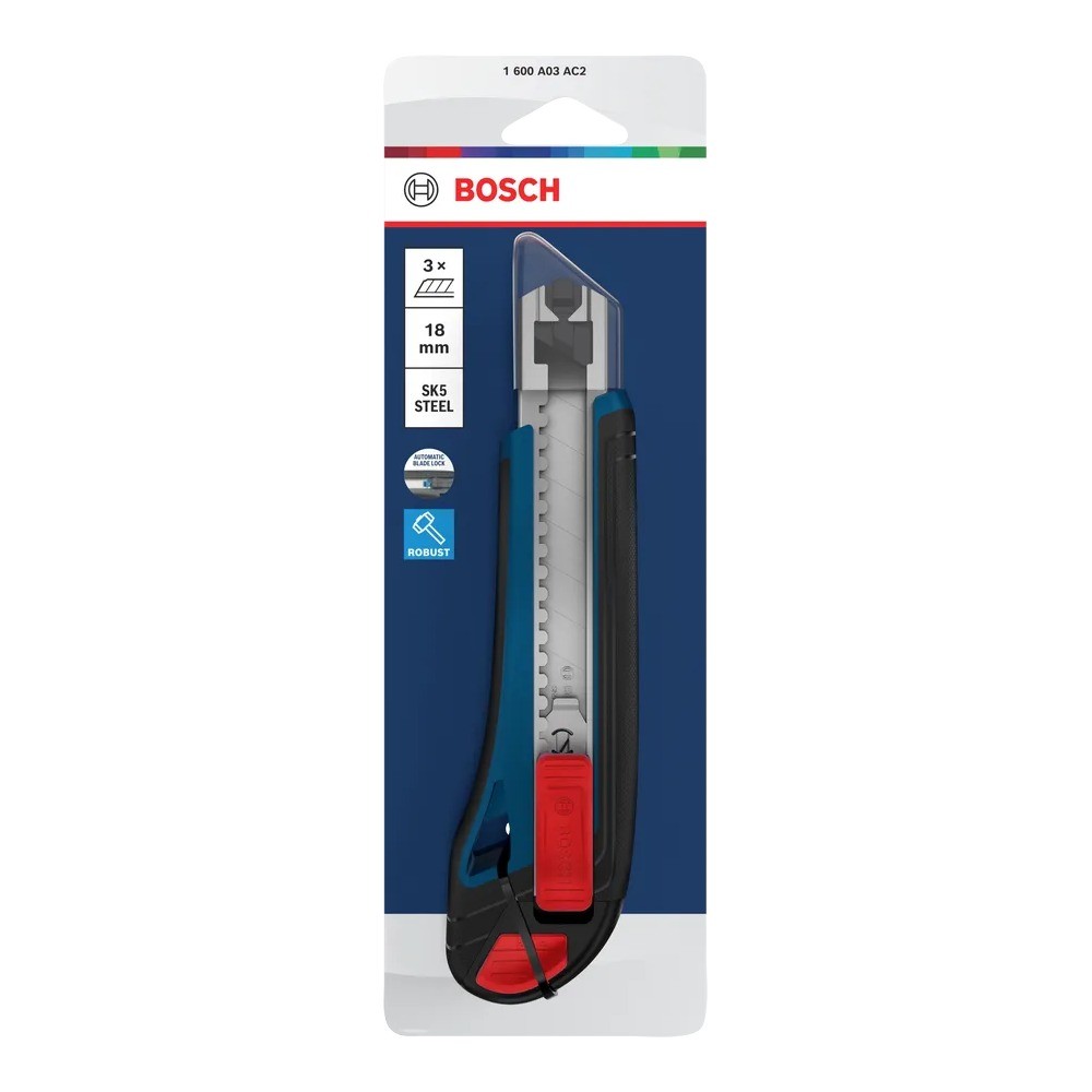 มีดคัตเตอร์ BOSCH 1600A03AC2 ขนาด 18 มม 