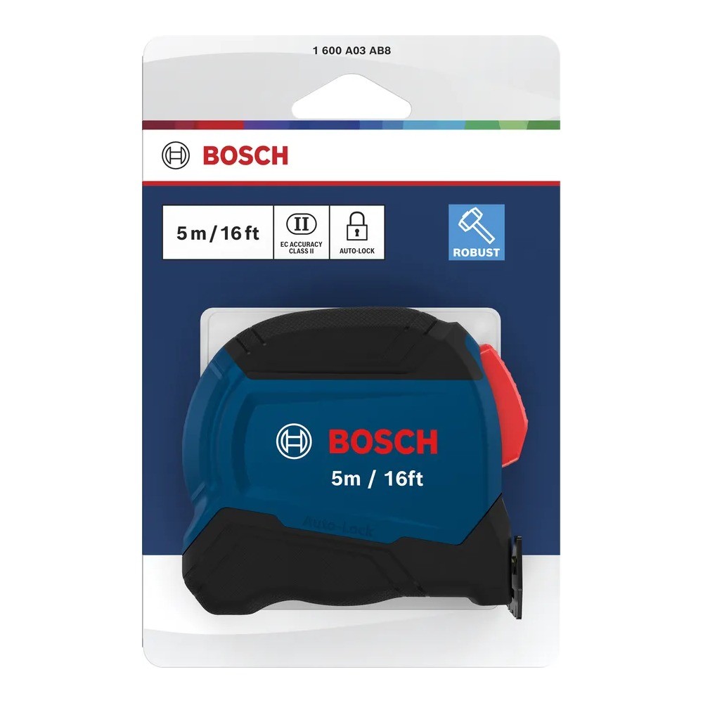 ตลับเมตร BOSCH 1600A03AB8 ขนาด 5 ม 