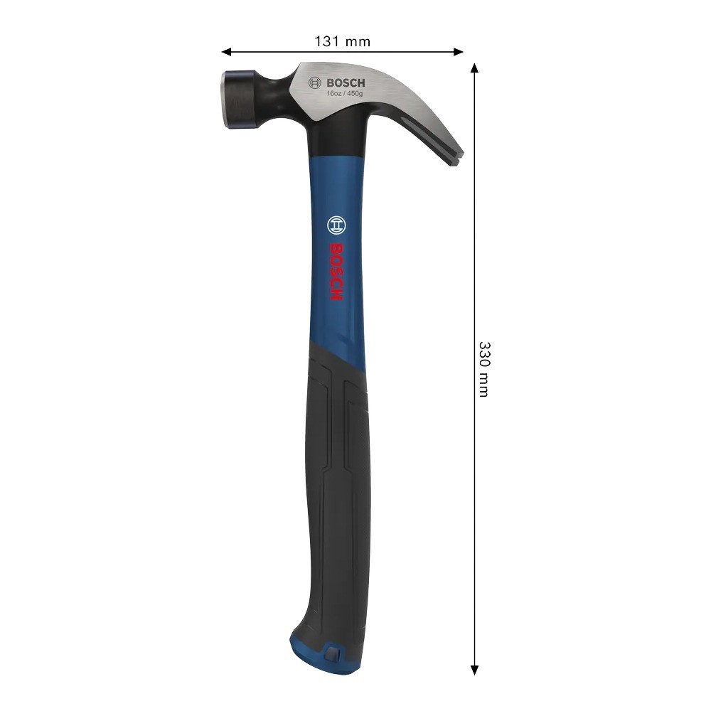 ค้อนหงอน BOSCH 1 600 A03 AK7 450 กรัม