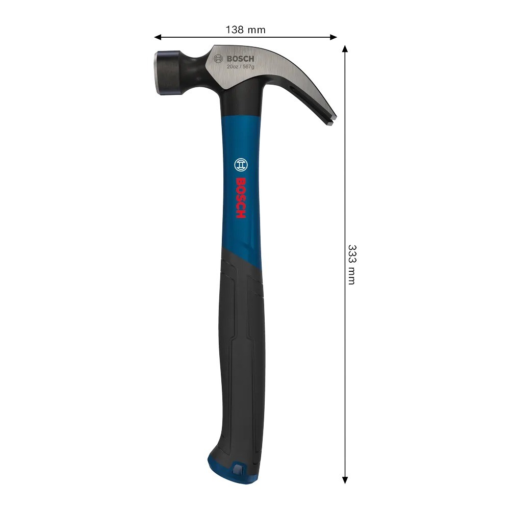 ค้อนหงอน BOSCH 1 600 A03 AK6 567 กรัม