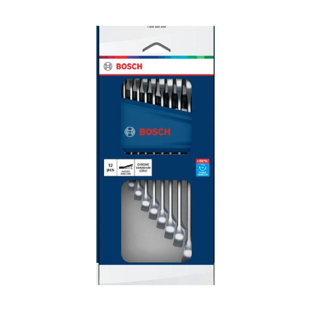 ชุดประแจแหวนข้างปากตาย BOSCH 1 600 A03 AH4 12 ชิ้น ขนาด 6 19 มม 