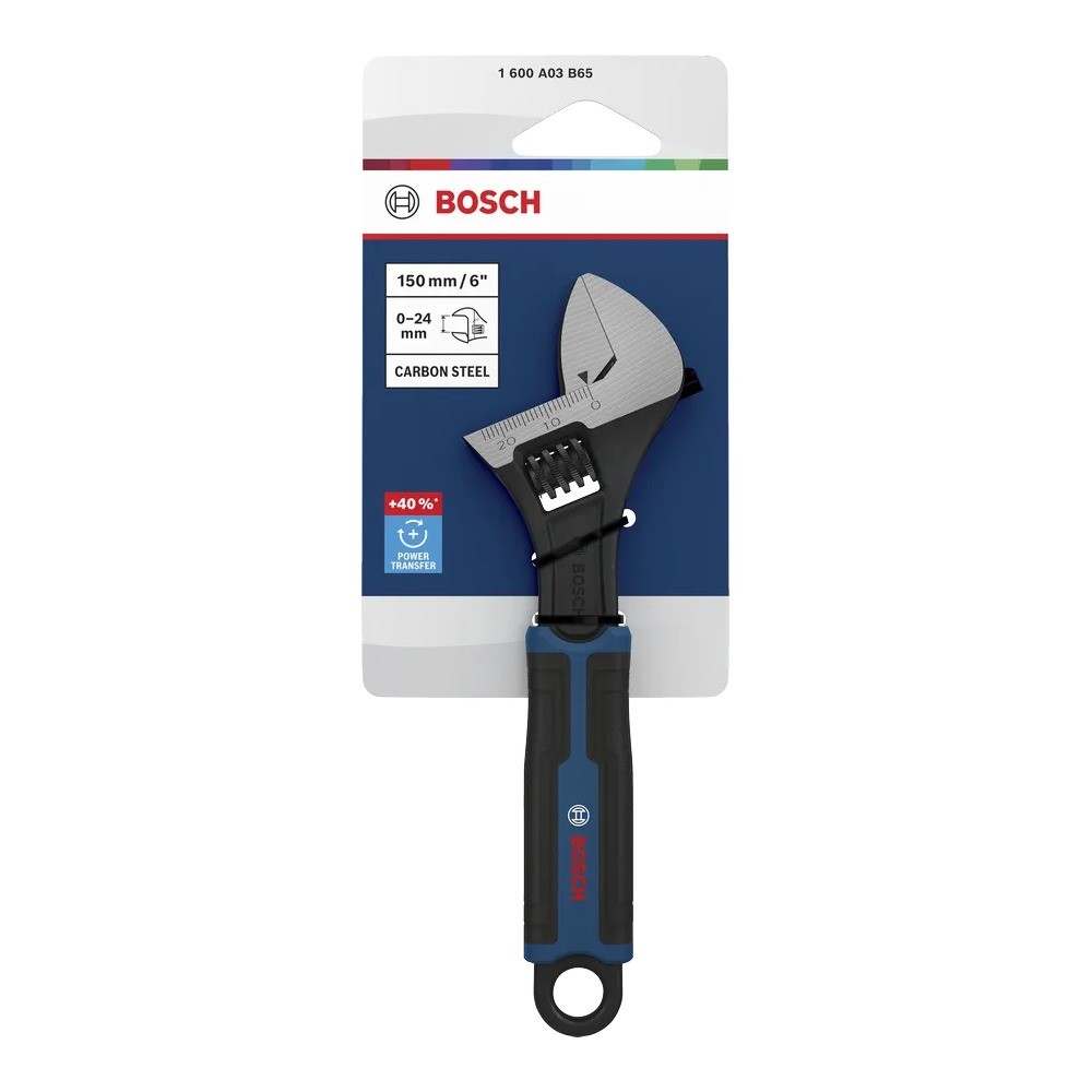 ประแจเลื่อน BOSCH 1 600 A03 B65 ขนาด 6 นิ้ว
