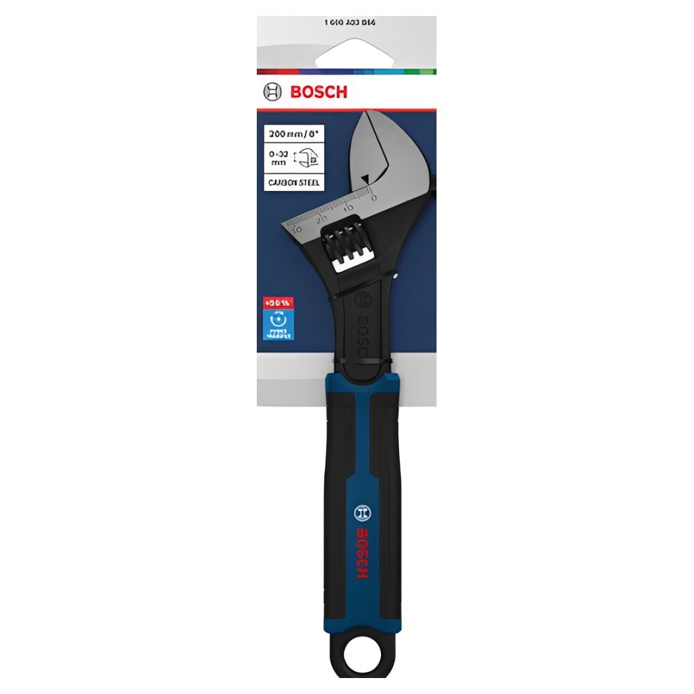 ประแจเลื่อน BOSCH 1 600 A03 B66 ขนาด 8 นิ้ว