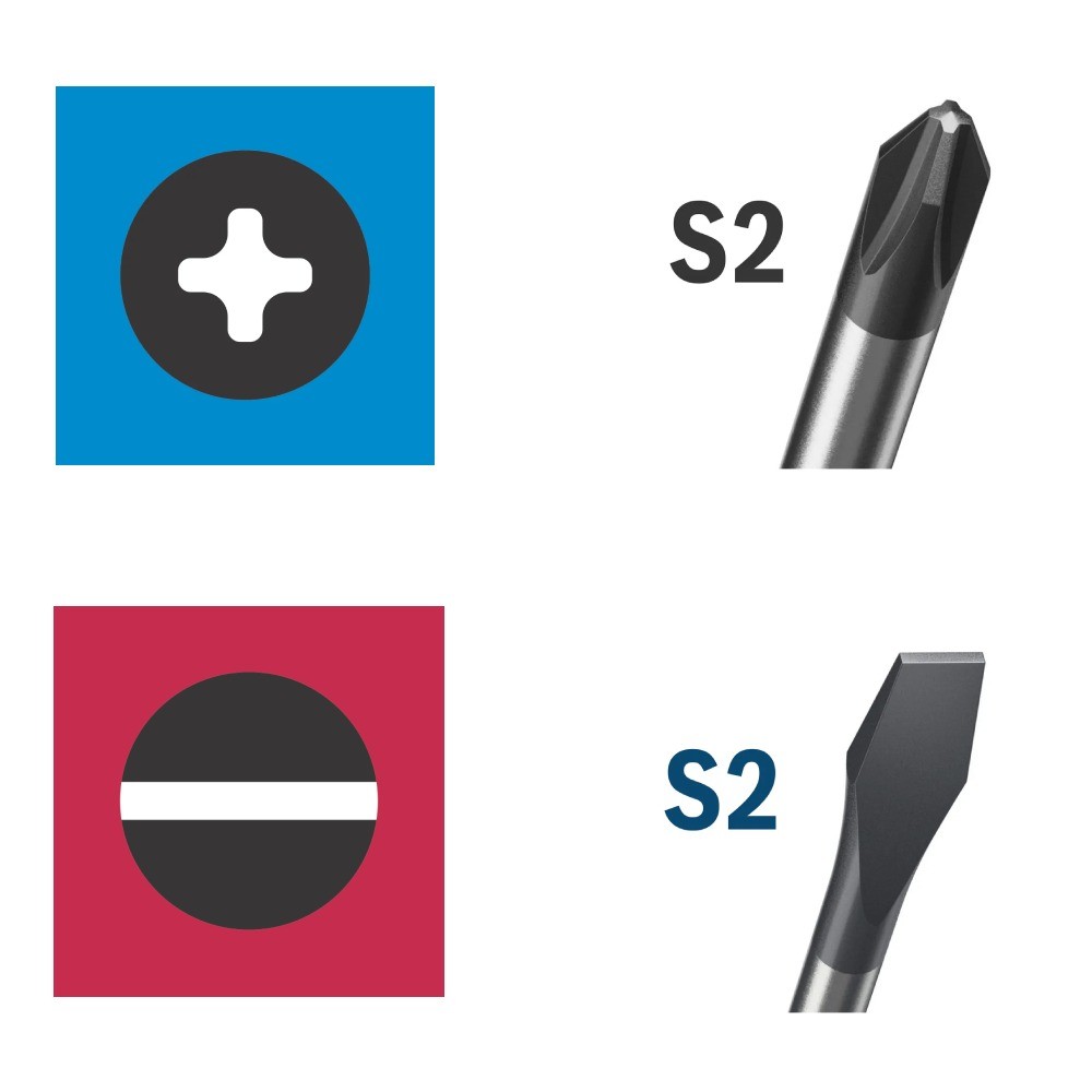 ชุดไขควง  BOSCH 1 600 A03 9PE PRO Screwdriver Set PH SL 6 ชิ้น