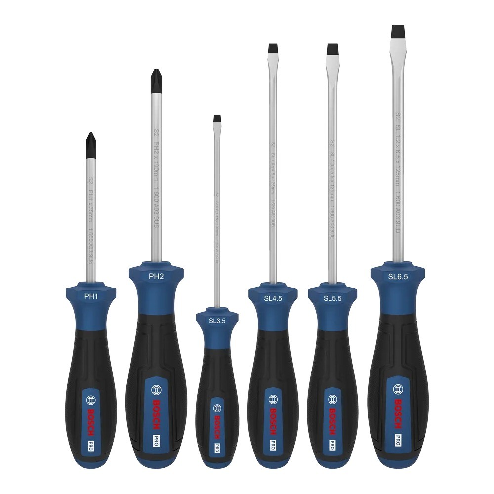 ชุดไขควง  BOSCH 1 600 A03 9PE PRO Screwdriver Set PH SL 6 ชิ้น