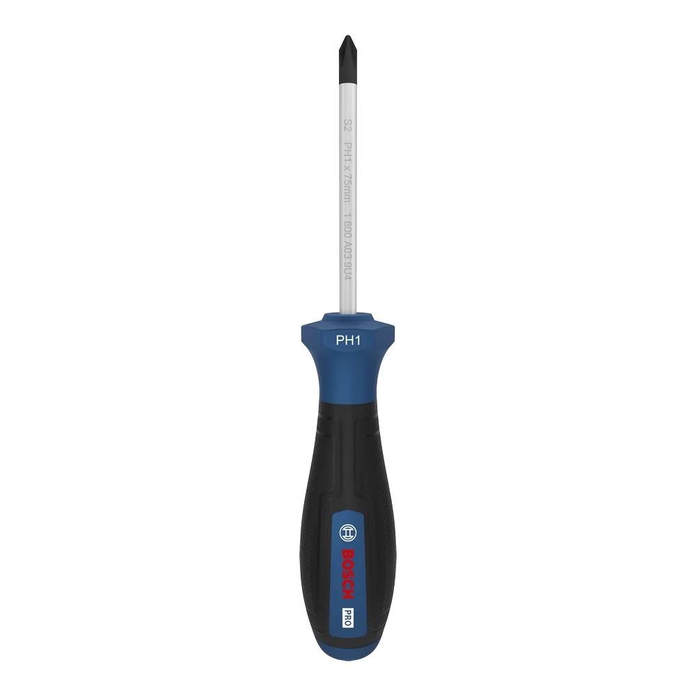 ไขควงด้ามเต็ม PH1 BOSCH 1 600 A03 9RV ขนาด 75 มม 