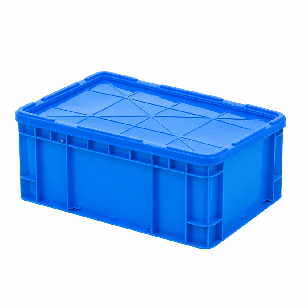 ลังชุดพลาสติก JBJ PN342 PN2926L พร้อมฝา สีน้ำเงิน ขนาด 503 x 335 x 195 มม 