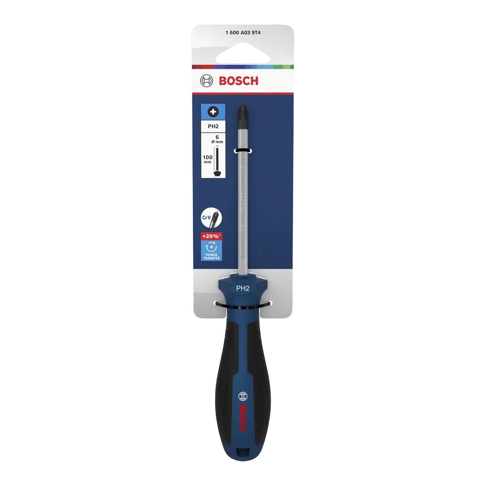 ไขควง PH2 BOSCH 1 600 A03 9T4 ขนาด 100 มม 