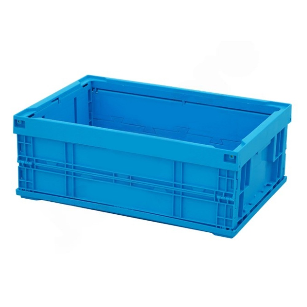 ลังทึบพลาสติก JBJ 2556 1 แบบพับได้ สีฟ้า ขนาด 654 x 444 x 244 มม 