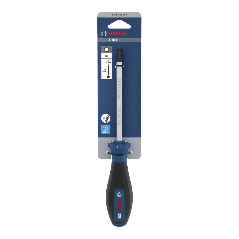 ไขควง H6 BOSCH 1 600 A03 9SX ขนาด 125 มม 