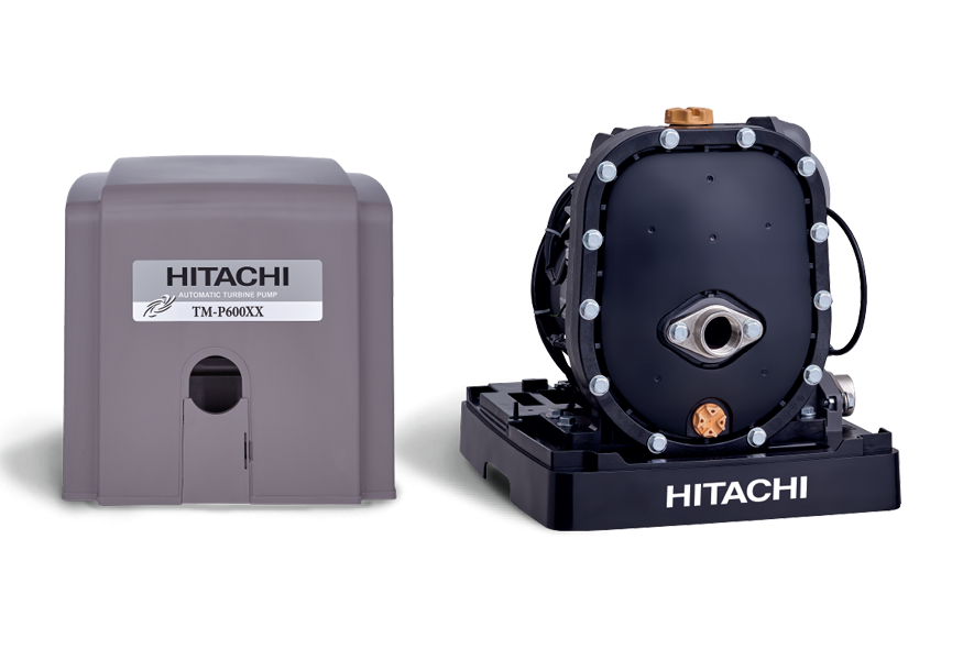 ปั๊มน้ำอัตโนมัติ แบบเทอร์ไบน์ HITACHI รุ่น TM-P600XX (600 วัตต์) Automatic water pump Turbine type
