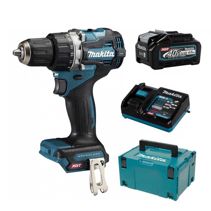 ชุดสว่านไขควงไร้สาย MAKITA DF002GM101 ขนาด 1/2 นิ้ว 40Vmax พร้อมแบต 4.0Ah Cordless screwdriver set