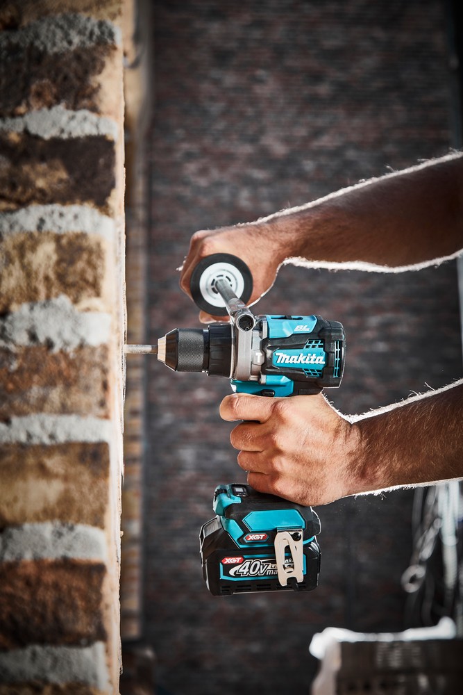 สว่านกระแทกไร้สาย MAKITA HP001GM101 40V. ขนาด 1/2 นิ้ว (13 มิล) พร้อมแบต 4.0Ah Cordless impact drill