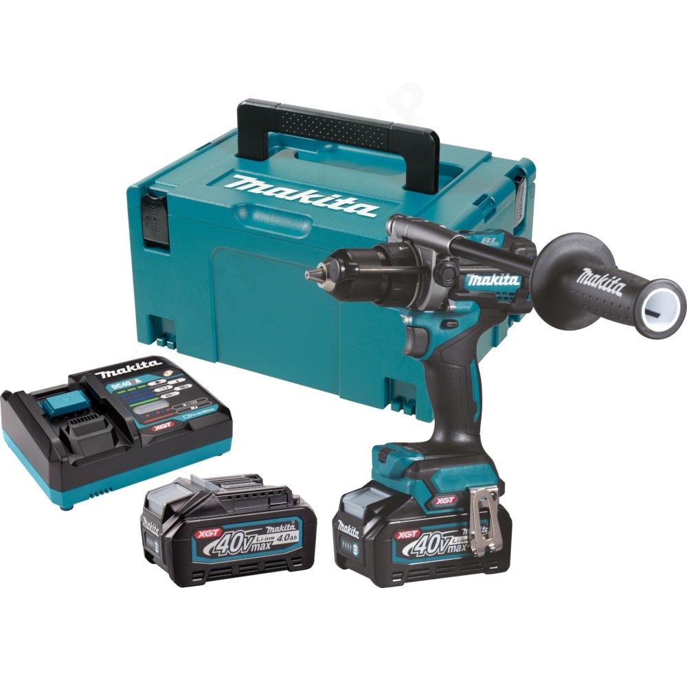 สว่านกระแทกไร้สาย MAKITA HP001GM201 40V. ขนาด 1/2 นิ้ว (13 มิล) พร้อมแบต 4.0Ah Cordless impact drill